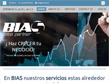 Tablet Screenshot of bias.com.mx